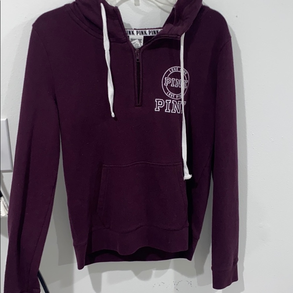PINK Quarter-zip hoodie